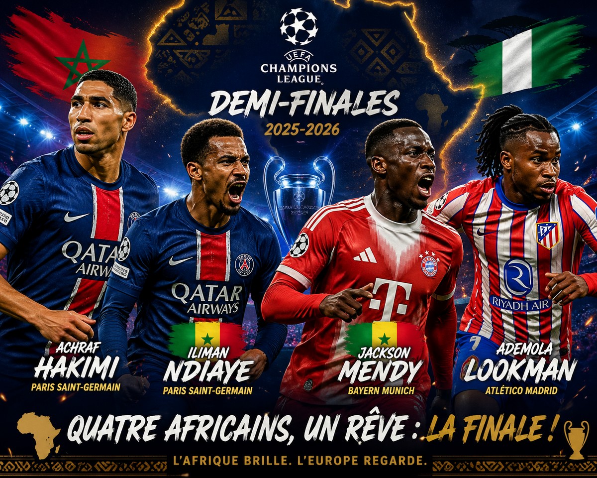 Quatre Africains pour une finale : le continent au cœur des demi-finales de la Ligue des Champions