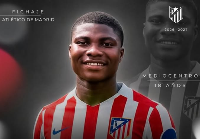 Atlético de Madrid : le Ghanéen William Bediako signe, d&rsquo;abord en U19 !